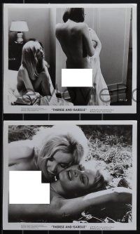 4j1403 THERESE & ISABELLE 4 8x10 stills 1968 Radley Metzger, lesbian Essy Persson & Anna Gael!