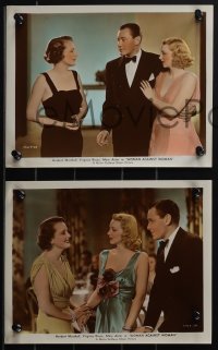 4j1376 WOMAN AGAINST WOMAN 7 color 8x10 stills 1938 Mary Astor, Herbert Marshall, Virginia Bruce!