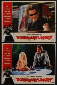 4j0251 DEATH PROOF 8 French LCs 2007 Tarantino Grindhouse, Kurt Russell, Zoe Bell, Rosario Dawson!