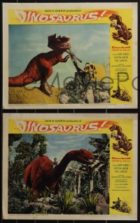 4j0675 DINOSAURUS 4 LCs 1960 with great special effects scenes with really fake looking dinosaurs!