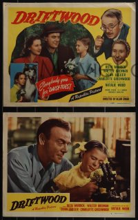 4j0619 DRIFTWOOD 8 LCs 1947 Brennan, young Natalie Wood's dog can save a town from spotted fever!