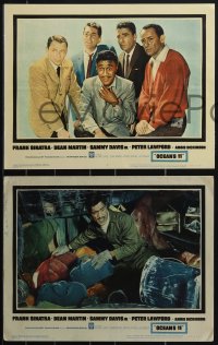 4j0690 OCEAN'S 11 3 LCs 1960 great images of Frank Sinatra & Dean Martin, Sammy Davis & the Rat Pack!