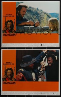 4j0662 OUTLAW JOSEY WALES 7 LCs 1976 Clint Eastwood is an army of one, Sondra Locke!