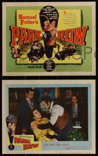 4j0617 PARK ROW 8 LCs 1952 Sam Fuller, Mary Welch had blood in her veins, Gene Evans had ink in his!