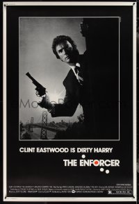 4k0009 ENFORCER 40x60 1976 classic image of Clint Eastwood as Dirty Harry holding .44 magnum!