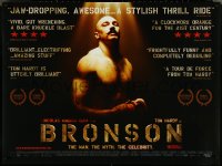 4k0081 BRONSON DS British quad 2008 Tom Hardy in title role, directed by Nicolas Winding Refn!