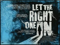 4k0086 LET THE RIGHT ONE IN DS British quad 2008 Alfredson's Lat den ratte komma in, Kare Hedebrant!