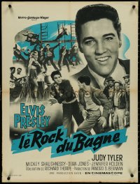 4k0426 JAILHOUSE ROCK French 24x32 1963 rock & roll king Elvis Presley, great images!