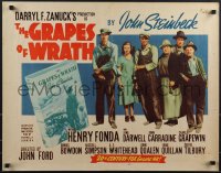 4k0164 GRAPES OF WRATH 1/2sh R1956 Henry Fonda, Jane Darwell, John Steinbeck, John Ford classic!