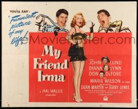 4k0168 MY FRIEND IRMA style B 1/2sh 1949 first Dean Martin & Jerry Lewis, sexy Marie Wilson!