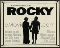 4k0174 ROCKY 1/2sh 1976 boxer Sylvester Stallone holding hands with Talia Shire, boxing classic!