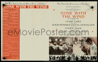 4k0183 GONE WITH THE WIND herald 1939 Clark Gable, Vivien Leigh, Leslie Howard, Olivia de Havilland!