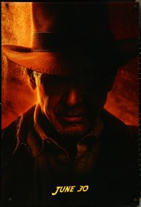 4k0813 INDIANA JONES & THE DIAL OF DESTINY teaser DS 1sh 2023 Harrison Ford in the title role!