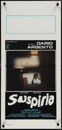 4k0303 SUSPIRIA Italian locandina 1977 classic Dario Argento giallo horror, Harper, white title!