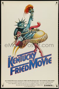 4k0824 KENTUCKY FRIED MOVIE 1sh 1977 John Landis directed comedy, wacky tennis shoe art!