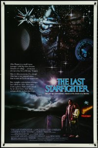 4k0832 LAST STARFIGHTER 1sh 1984 Catherine Mary Stewart & Lance Guest as video game pilot!