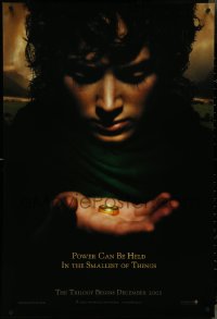 4k0842 LORD OF THE RINGS: THE FELLOWSHIP OF THE RING teaser DS 1sh 2001 J.R.R. Tolkien, power!