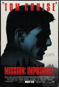 4k0871 MISSION IMPOSSIBLE advance DS 1sh 1996 Tom Cruise, Jon Voight, Brian De Palma directed!