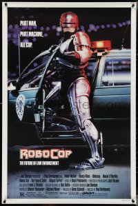 4k0911 ROBOCOP 1sh 1988 Paul Verhoeven, full-length cyborg police Peter Weller by Mike Bryan!