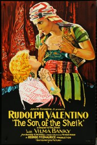 4k0689 SON OF THE SHEIK S2 poster 2000 incredible art of Rudolph Valentino & Vilma Banky!