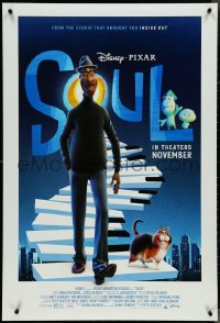 4k0938 SOUL advance DS 1sh 2020 Walt Disney CGI, Jamie Foxx, Tina Fey, cool piano key image!
