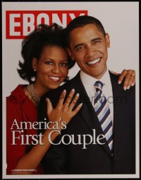 4k0531 EBONY 18x23 special poster 2008 Barack Obama and First Lady Michelle!