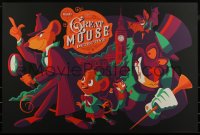4k0466 GREAT MOUSE DETECTIVE #73/100 24x36 art print 2016 Tom Whalen, variant edition!