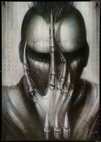 4k0469 H.R. GIGER signed #227/1000 26x37 art print 1980s creature used for Future Kill!
