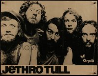 4k0516 JETHRO TULL 21x27 music poster 1980s great image of the band, Chrysalis label!