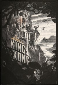 4k0501 KING KONG #225/250 foil 20x30 art print 2015 Nicolas Delort art, regular edition!