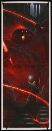 4k0483 LORD OF THE RINGS #189/390 set of 3 12x31 art prints 2013 Mondo, First edition!