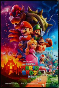 4k0959 SUPER MARIO BROS MOVIE advance DS 1sh 2023 Chris Pratt is Mario, Day is Luigi!