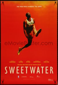 4k0961 SWEETWATER DS teaser 1sh 2023 Everett Osborne in the title role as Nat Clifton, basketball!