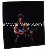 4m0280 RAMBO FIRST BLOOD PART II group of 46 transparencies and negatives 1985 Sylvester Stallone!