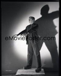 4m0391 FRANKENSTEIN MEETS THE WOLF MAN camera original 8x10 negative 1943 Bela Lugosi as the monster!