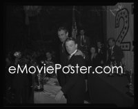 4m0471 GARY COOPER/JAMES CAGNEY camera original 4x5 negative 1943 Cooper congratulates Jimmy's Oscar