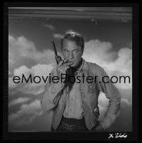 4m0355 MAN OF THE WEST 2 camera original 2.25x2.25 negatives 1958 Gary Cooper with gun in both!