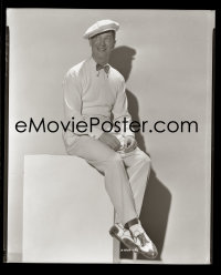4m0420 MAURICE CHEVALIER camera original 8x10 negative 1930s Paramount portrait of the French legend!