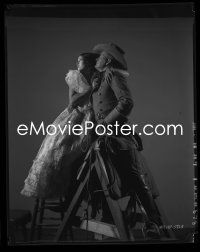 4m0455 MORGAN'S LAST RAID 2 camera original 8x10 negatives 1929 McCoy & Sebastian pose for poster art!