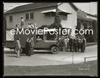 4m0510 OUR GANG studio 8x10 negative 1928 Farina, Joe Cobb, Mary Kornman, Pete & kids on top of truck!