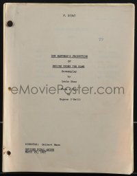 4m0033 DESIRE UNDER THE ELMS revised final draft script March 25, 1957, screenplay by Irwin Shaw!