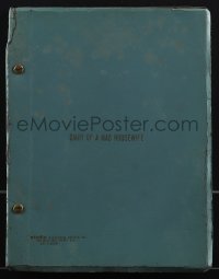 4m0036 DIARY OF A MAD HOUSEWIFE revised draft script December 29, 1969, screenplay by Eleanor Perry!