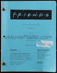 4m0126 FRIENDS TV final draft script November 14, 2002, screenplay for The One With Phoebe's Rats!