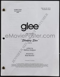 4m0131 GLEE TV production draft script February 26, 2013 Shooting Star screenplay by Matthew Hodgson!