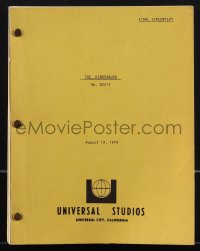 4m0053 HINDENBURG final draft script August 12, 1974, screenplay by Nelson Gidding!