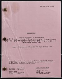 4m0065 MARS ATTACKS! revised 6th draft script Feb 20, 1996 screenplay by Gems, Alexander & Karaszewski