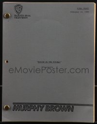 4m0148 MURPHY BROWN TV revised final draft script February 15, 1989, Moscow on the Potomac!