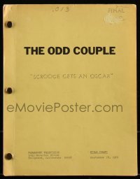 4m0153 ODD COUPLE TV revised final draft script September 16, 1970, screenplay by Ron Friedman