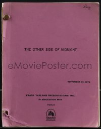 4m0076 OTHER SIDE OF MIDNIGHT revised fourth draft script September 20, 1976, screenplay by Raucher!