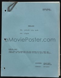 4m0157 REDD FOXX SPECIAL TV first draft script December 23, 1977, written by Bob Steinstein & Blye!